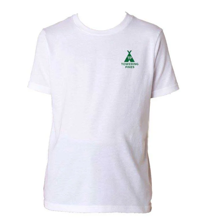 Camping hiking outdoor spark-Towering Pines Camp REQUIRED Tee