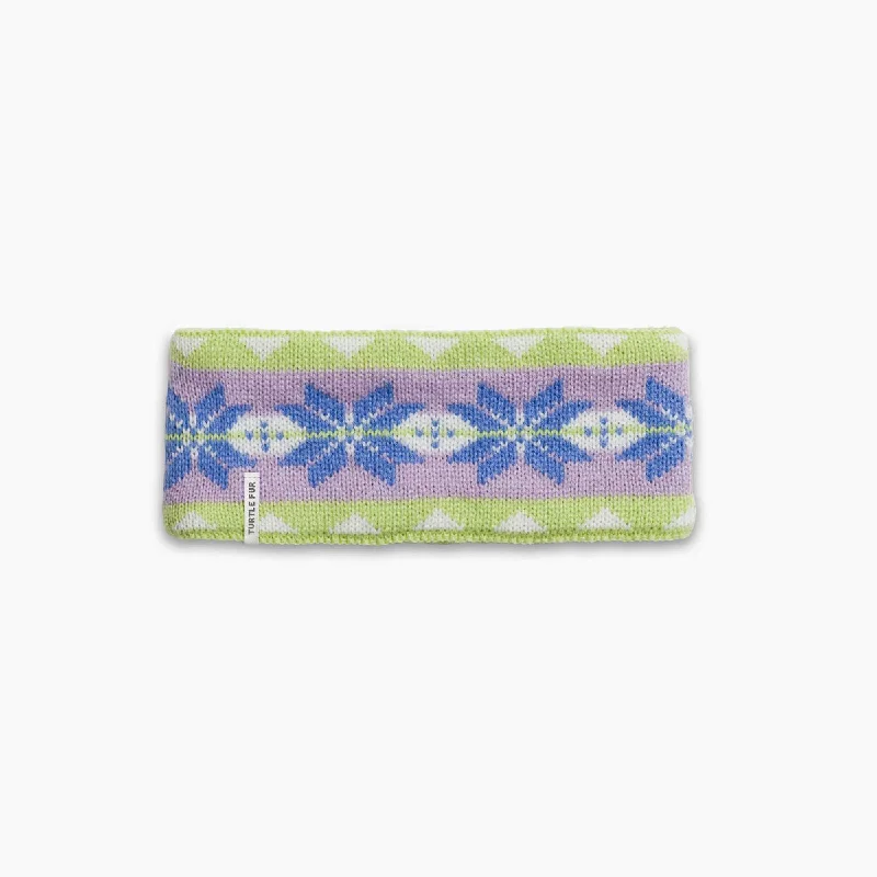 Camping hiking trail huge-Apres Headband - Lavender