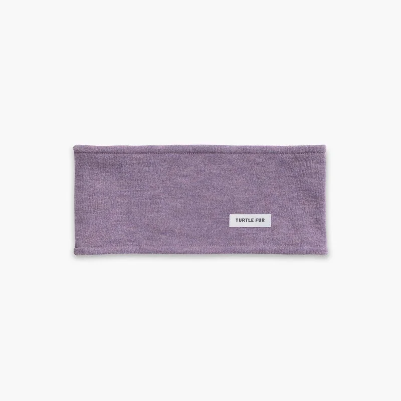 Camping hiking nature rush-Comfort Luxe Wide Band Headband - Plum