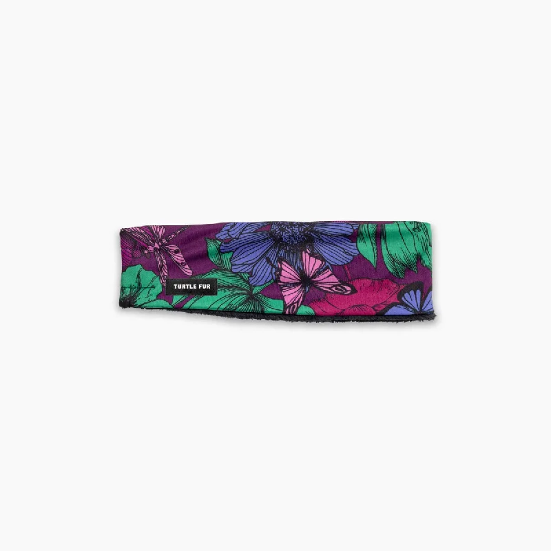 Camping hiking trail wanderers-Comfort Shell Plush Lined Headband - Alchemists Garden