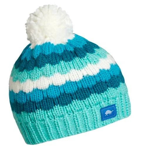 Camping hiking gear thrill-Kids' Acrylic Jocelyn Beanie - Turquoise