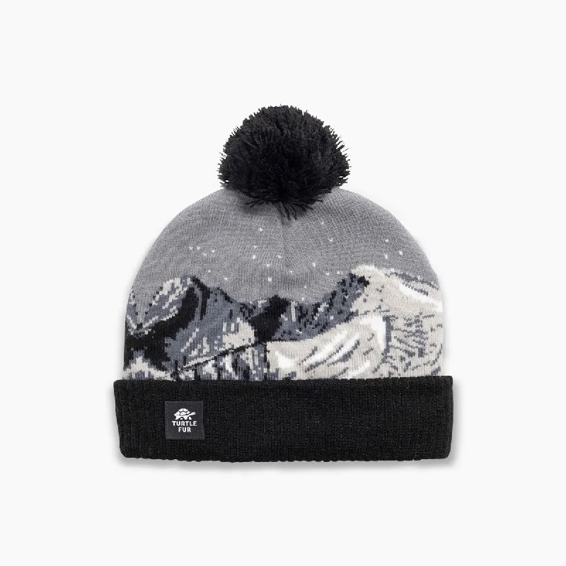 Camping hiking gear lift-Kids' Pano Beanie - Black