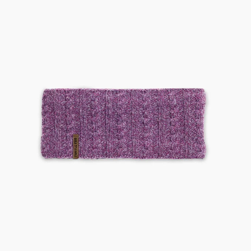 Camping hiking outdoor spark-Lambswool Tara Headband - Amethyst