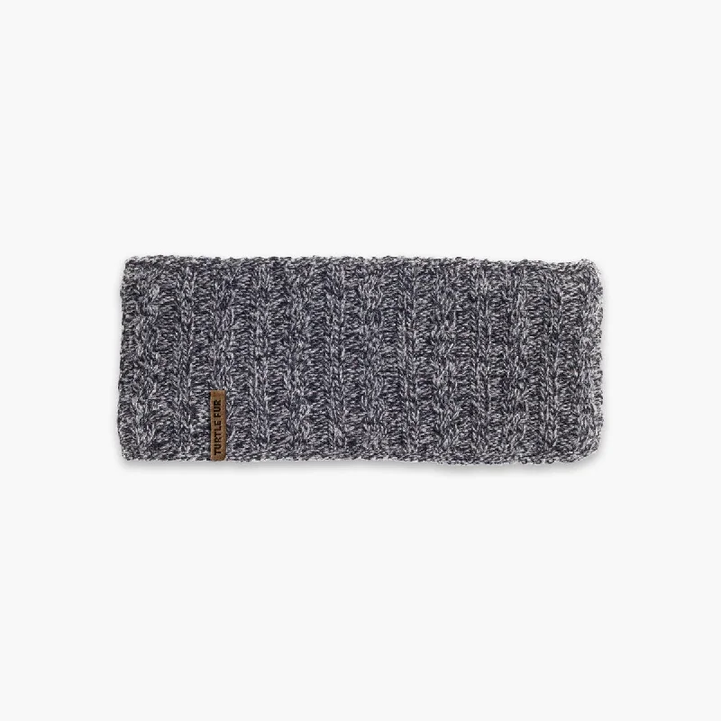 Camping hiking trail wind-Lambswool Tara Headband - Carbon