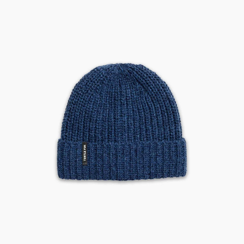 Camping hiking trail pull-Ocean Ragg Wool Ethan Beanie - Navy