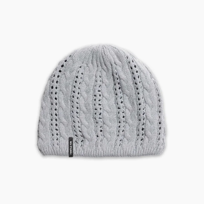 Camping hiking scenic hideaways-Polylana Zelda Beanie - Silver